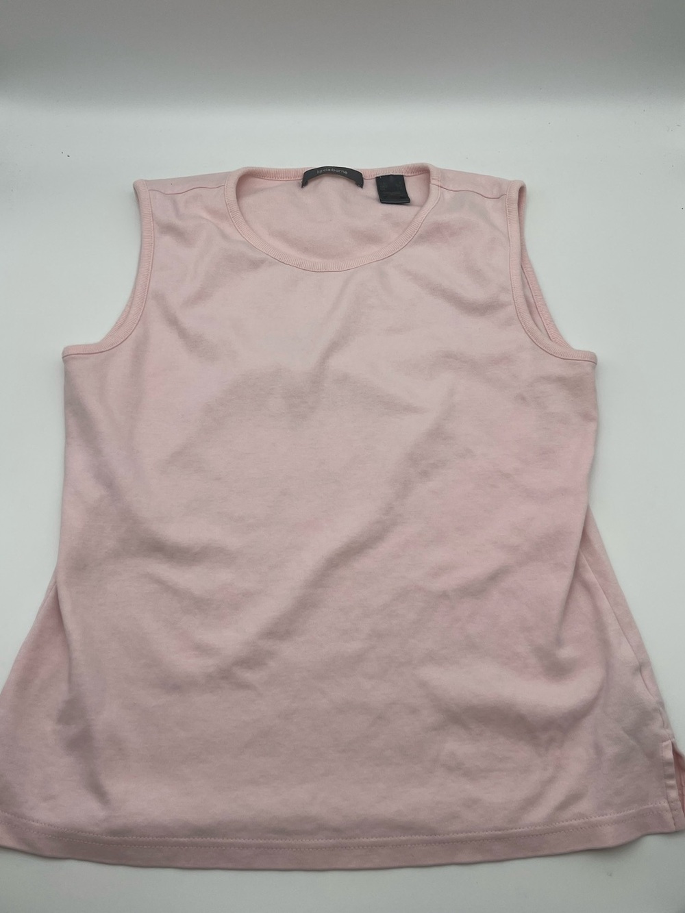 Liz Claiborne Pale Pink Tank Top Sleeveless Trendy S